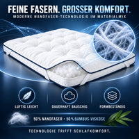 Bambus Topper 7 cm – atmungsaktiver Naturfaser-Topper allergikerfreundlich
