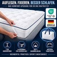 Bambus Topper 7 cm – atmungsaktiver Naturfaser-Topper allergikerfreundlich
