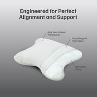 Anti-Falten Kissen für Frauen und Männer - Schmetterlingskissen - Beauty Sleep Pillow Anti Aging Kissen gegen Schlaffalten - Seitenschläfer Kissen
