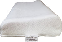 Nackenstützkissen 50x30 cm, ergonomisches Nackenkissen orthopädisch höhenverstellbar, gegen Nackenschmerzen, atmungsaktives Tencel Kissen waschbar, für Seiten Rücken Bauchschläfer